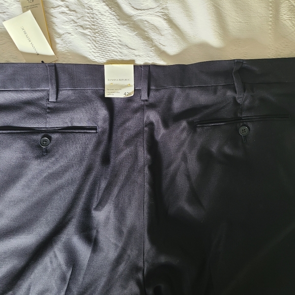 NWT Banana republic 42L men's wool trousers - Picture 4 of 6